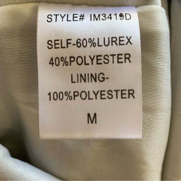 Fashion Nova Twinkle In Her Eye Mini Dress Size Medium Asymmetrical Fully Lined - Picture 4 of 8